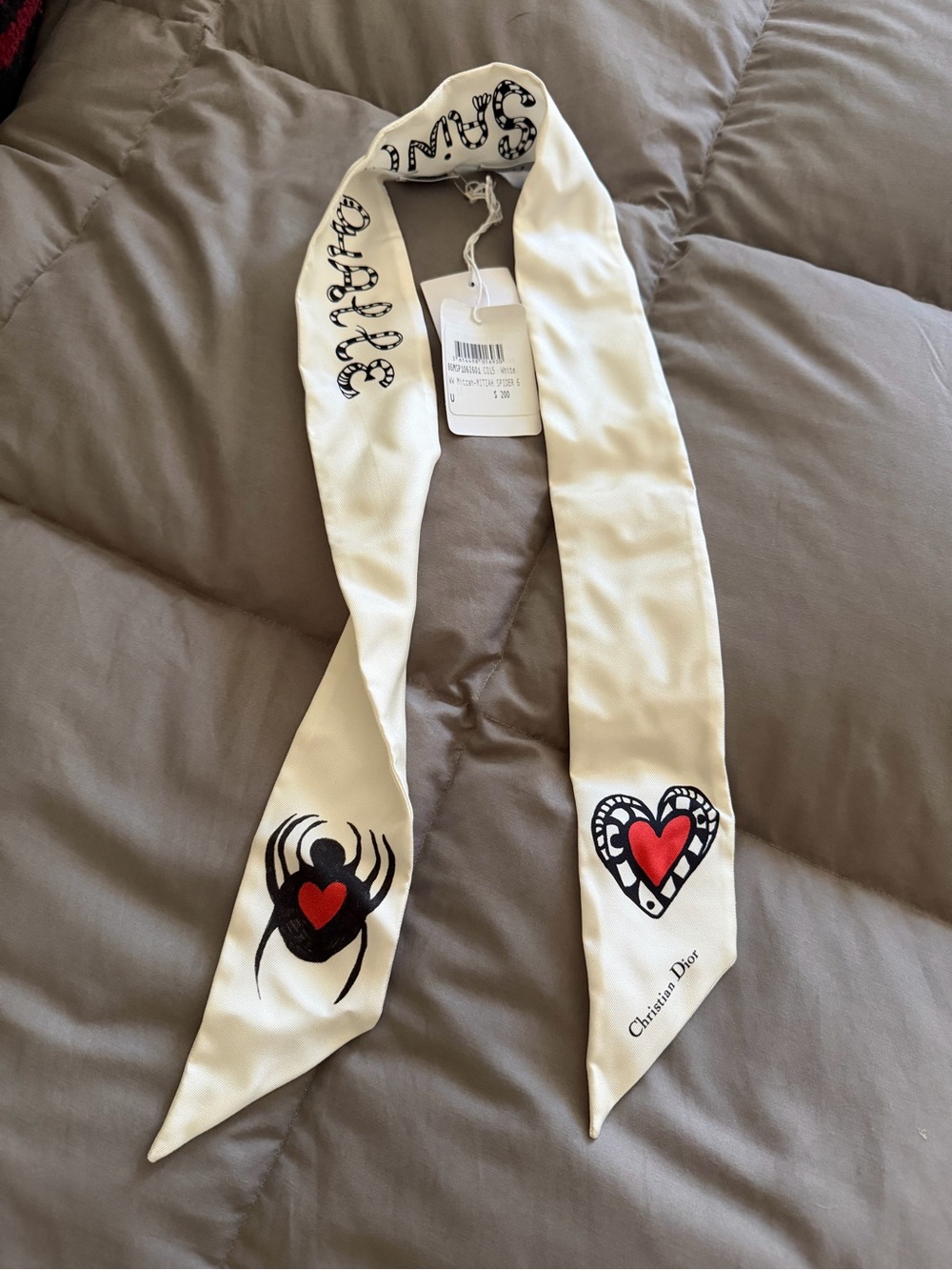 Dior NIKI de SAINT PHALLE Mitzah Spider Silk Twilly Scarf NWT